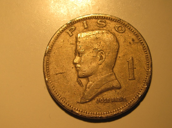 Foreign Coins: 1972 Philippines 1 Piso big coins