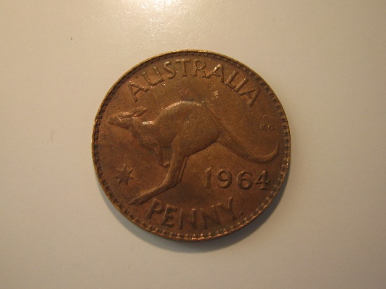 Foreign Coins: 1964 Australia Penny