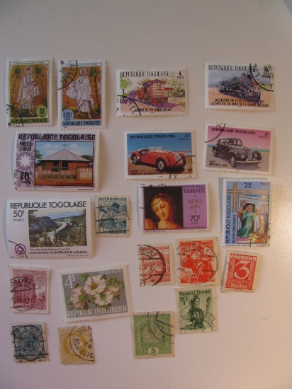 Vintage stamps set of: Austria & Togo