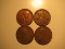 US Coins: 2x1928 & 2x1920 Wheat pennies