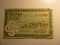 Foreign Currency: 1977 Italy 100 Lire banking check