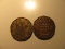 Foreign Coins: 1943 (WWII) & 1954 Great Britain 3 Pences