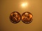 US Coins: 2xBU/Very-Clean 1960 pennies