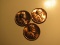 US Coins: 3xBU/Very clean 1963 pennies