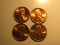 US Coins: 2x1974 & 2x194-S BU/Very clean pennies
