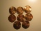 US Coins: 8xBU/Very clean 1995-D pennies
