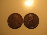 US Coins: 2x1920-D Wheat Pennies