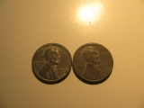 US Coins:2x 1943-D Steel pennies