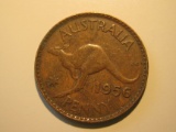 Foreign Coins: 1956 Australia Penny