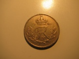 Foreign Coins:  1950 Denmark 25 Ores