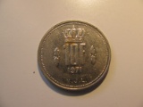 Foreign Coins : 1971 Luxemburg 10 Francs