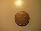 Foreign Coins: 1925 British India 1 Anna