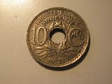 Foreign Coins: 1931 France 10 Centimes