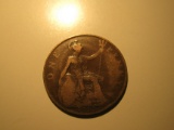 Foreign Coins: WWI 1917 Great Britain Penny