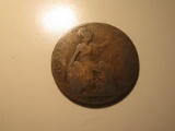 Foreign Coins: 1921 Great Britain 1/2 Penny