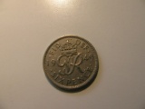 Foreign Coins: 1949 Great Britain 6 Pence