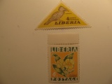 2 Liberia Unused  Stamp(s)