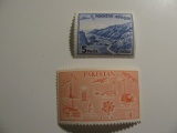 2 Pakistan Unused  Stamp(s)