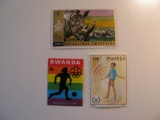3 Rwanda Unused  Stamp(s)