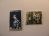 2 SAAR Unused  Stamp(s)