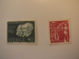 2 Sweden Unused  Stamp(s)