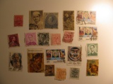 Vintage Used stamps set of: India & Belgium