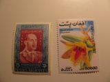 2 Afghanistan Unused  Stamp(s)