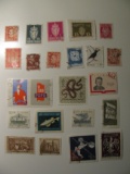 Vintage Used stamps set of: Norway, China & Poland
