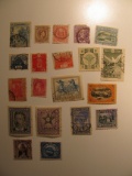 Vintage Used stamps set of: Japan, Jamaica, Liberia & El-Salvador