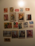 Vintage Used stamps set of: Romania & Poland