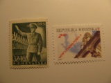 2 Croatia Unused  Stamp(s)
