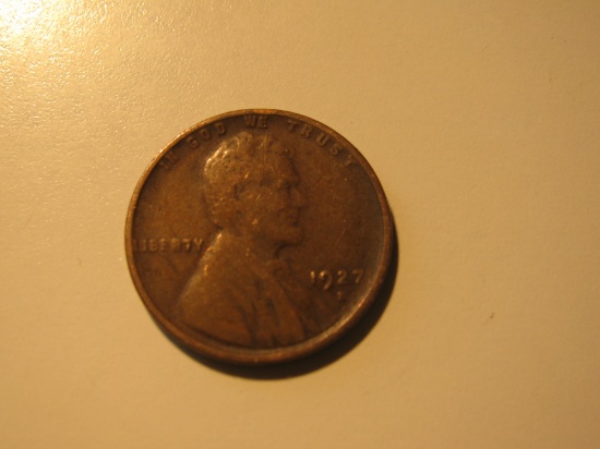 US Coins: 1x1927-D Wheat penny