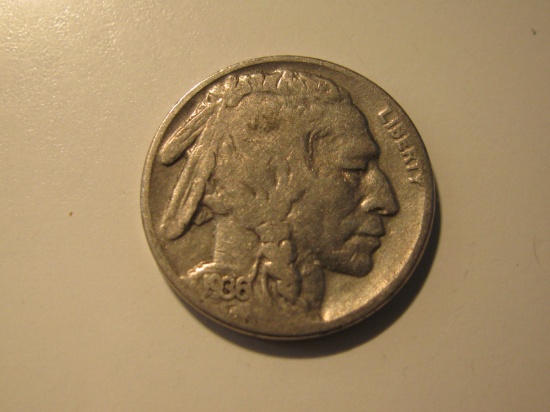 US Coins: 1x1936-D Buffalo 5 Cents