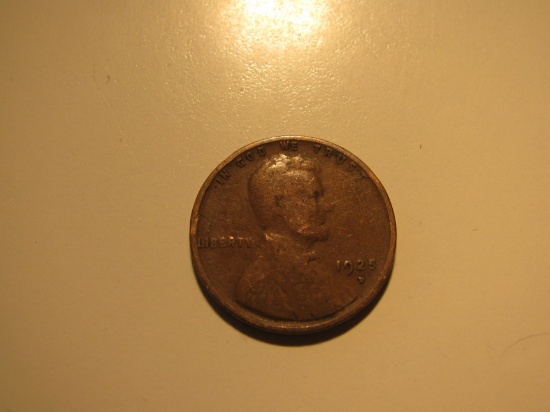 US Coins: 1x1925-D Wheat penny