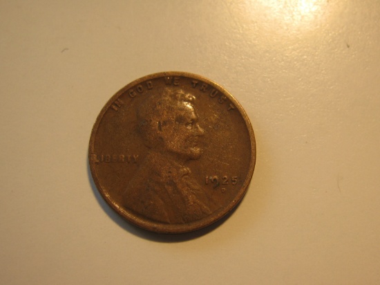 US Coins: 1x1925-D Wheat penny