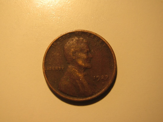 US Coins: 1x1927-D Wheat penny