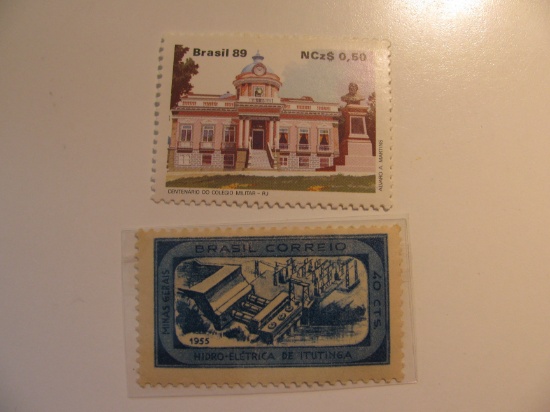 2 Brazil Unused  Stamp(s)