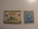 2 Honduras Unused  Stamp(s)