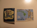 2 Ryuku Islands Unused  Stamp(s)