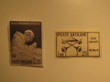 2 Vatican Unused  Stamp(s)