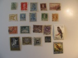 Vintage Used stamps set of: Argentina & Poland