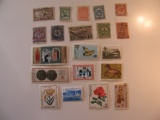 Vintage Used stamps set of: Bulgaria & Colombia