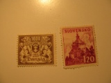 2 Danzing Unused  Stamp(s)