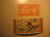2 Dominican Republic Unused  Stamp(s)