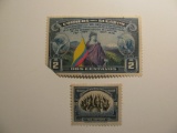 2 Ecuador Unused  Stamp(s)