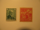 2 Germany Unused  Stamp(s)