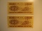 Foreign Currency: 2x1953 China small notes (UNC)