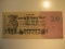 Foreign Currency: 1923 Germany 20 Million  Mark