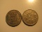 Foreign Coins: 1947 & 1955 Great Britain 6 Pences