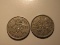 Foreign Coins: 1951 & 1954 Great Britain 6 Pences